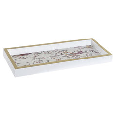 Поднос DKD Home Decor Розовый Белый Деревянный MDF (30 x 12 x 2.5 cm) цена и информация | Посуда, тарелки, обеденные сервизы | 220.lv