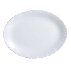Pasniegšanas Plate Luminarc Feston Balts Stikls (Ø 33 cm) цена и информация | Посуда, тарелки, обеденные сервизы | 220.lv
