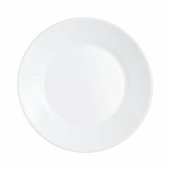 Plāksņu komplekts Arcoroc Restaurant Balts Stikls (Ø 23,5 cm) (6 uds) цена и информация | Посуда, тарелки, обеденные сервизы | 220.lv