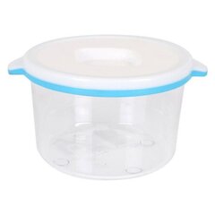 Pusdienu kastīte White & blue Apaļa (0,25 L) (0,25 L) цена и информация | Посуда для хранения еды | 220.lv