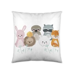 Наволочка для декоративной подушки Cool Kids Animals (50 x 50 cм) цена и информация | Декоративные подушки и наволочки | 220.lv