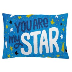 Наволочка для декоративной подушки Naturals Stars Reach (50 x 30 cм) цена и информация | Комплекты постельного белья | 220.lv
