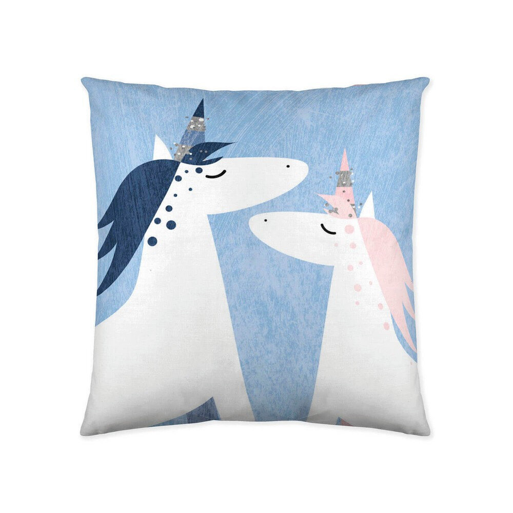 Spilvendrāna Naturals Unicorn Night (50 x 50 cm) cena un informācija | Gultas veļas komplekti | 220.lv