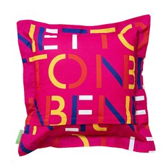 Подушка Benetton (40 x 40 cм) цена и информация | Декоративные подушки и наволочки | 220.lv