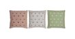 Spilvens DKD Home Decor Rozā Poliesters Alumīnijs Balts Zaļš Shabby Chic (45 x 10 x 45 cm) (3) (3 gb.) cena un informācija | Dekoratīvie spilveni un spilvendrānas | 220.lv