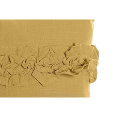 Spilvens DKD Home Decor Rozā Poliesters Lins Alumīnijs Dzeltens Viskozes (45 x 10 x 45 cm) (2 gb.) cena un informācija | Dekoratīvie spilveni un spilvendrānas | 220.lv