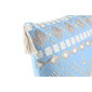Spilvens DKD Home Decor Zils Poliesters Kokvilna Alumīnijs Balts (40 x 15 x 40 cm) cena un informācija | Dekoratīvie spilveni un spilvendrānas | 220.lv