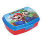 Sviestmaižu Kastīte Super Mario Plastmasa Sarkans Zils (17 x 5.6 x 13.3 cm) цена и информация | Trauki pārtikas uzglabāšanai | 220.lv