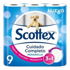 Tualetes Papīra Scottex (9 uds) cena un informācija | Tualetes papīrs, papīra dvieļi | 220.lv