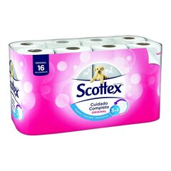 Туалетная бумага Scottex Original, 16 шт. цена и информация | Туалетная бумага, бумажные полотенца | 220.lv