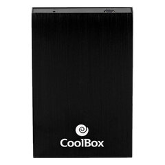 Cietā diska korpuss CoolBox COO-SCA-2512 Melns cena un informācija | Cieto disku somas un apvalki | 220.lv