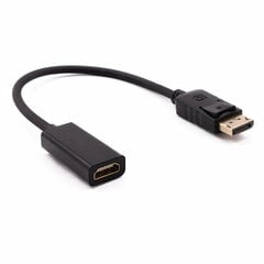 Display Porta uz HDMI Adapteris Nilox NXADAP02 Melns цена и информация | Адаптеры и USB разветвители | 220.lv