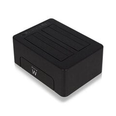 Dock Station Dual Ewent AAACET0186 Dual 2.5"-3.5" USB 3.1 ABS цена и информация | Охлаждающие подставки и другие принадлежности | 220.lv