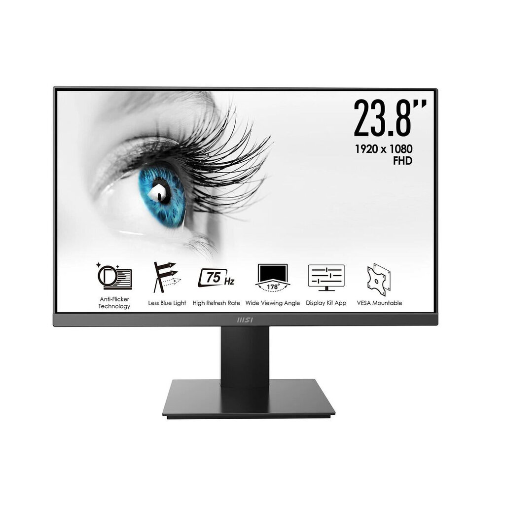 Monitors MSI 9S6-3BA9CH-031 23.8" Full HD LED IPS cena un informācija | Monitori | 220.lv