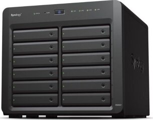 Сетевое системное хранилище данных Synology DS2422+, чёрное цена и информация | Чехлы для жёстких дисков | 220.lv