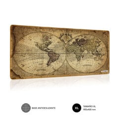 Нескользящий коврик Subblim Vintage World XL 90 x 40 cm цена и информация | Мыши | 220.lv