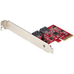 RAID kontroliera karte Startech 2P6GR-PCIE-SATA-CARD cena un informācija | Mātesplates | 220.lv