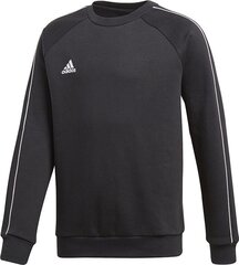 Džemperis jauniešiem Adidas Core 18 Sweat Top JR CE9062 (45411), melns cena un informācija | Zēnu jakas, džemperi, žaketes, vestes | 220.lv