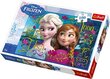 Puzle 100 Frozen, Anna & Elsa цена и информация | Puzles, 3D puzles | 220.lv