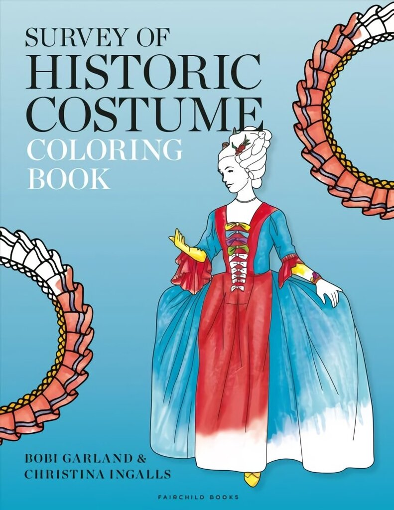 Survey of Historic Costume Coloring Book cena un informācija | Krāsojamās grāmatas | 220.lv