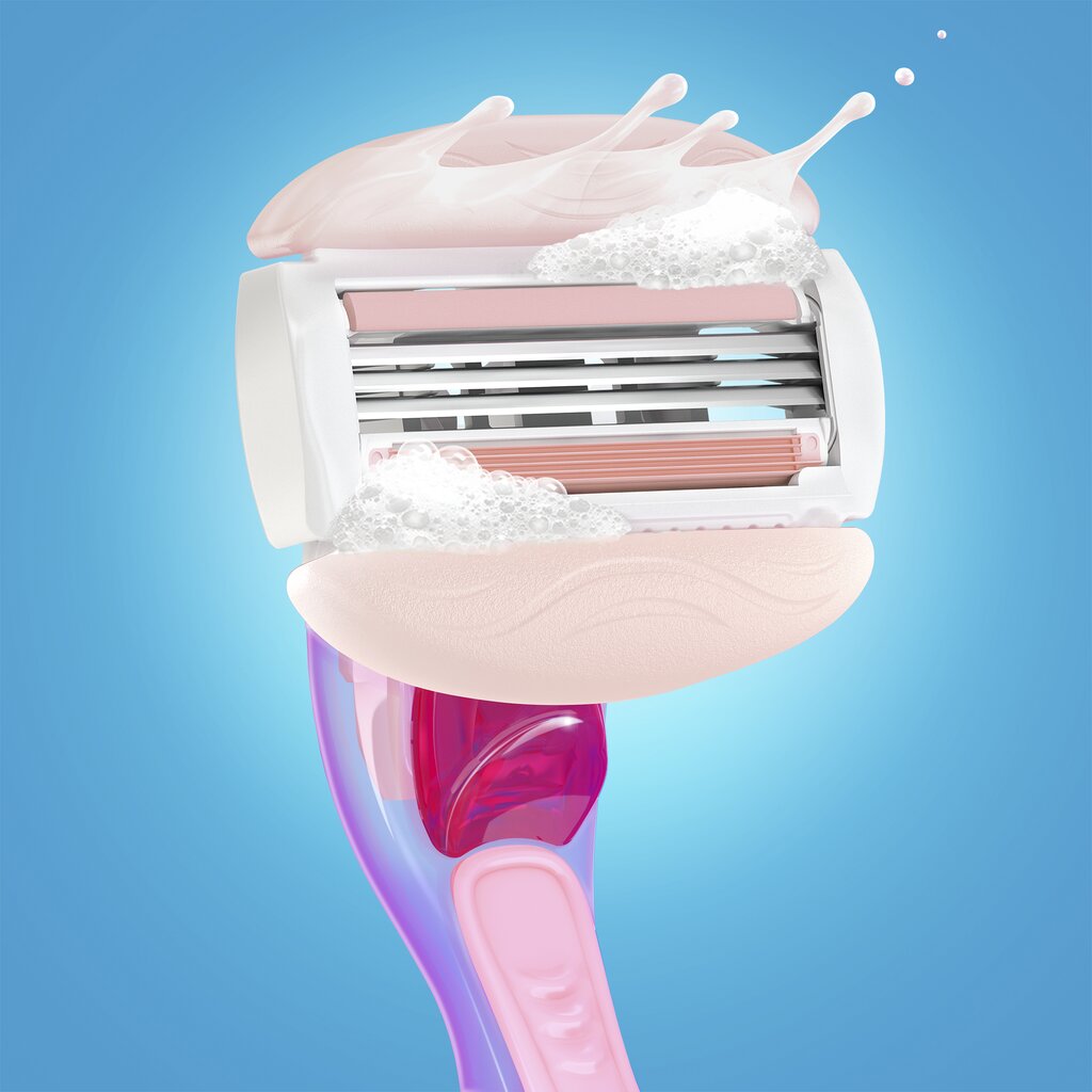 Skūšanas galvas sievietēm Gillette Venus ComfortGlide Spa Breeze, 4 gab. cena un informācija | Skūšanās piederumi, kosmētika | 220.lv