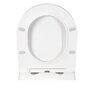 UF DUROPLAST FLAT balts tualetes poda sēdeklis цена и информация | Piederumi tualetes podiem un bidē | 220.lv