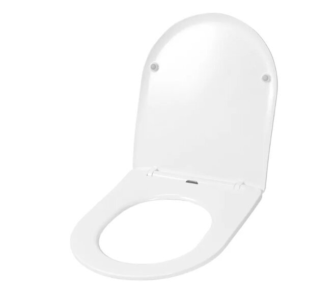 UF DUROPLAST FLAT balts tualetes poda sēdeklis цена и информация | Piederumi tualetes podiem un bidē | 220.lv