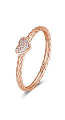 Романтичное бронзовое кольцо с цирконами Rosato Allegra RZA018 цена и информация | Кольца | 220.lv