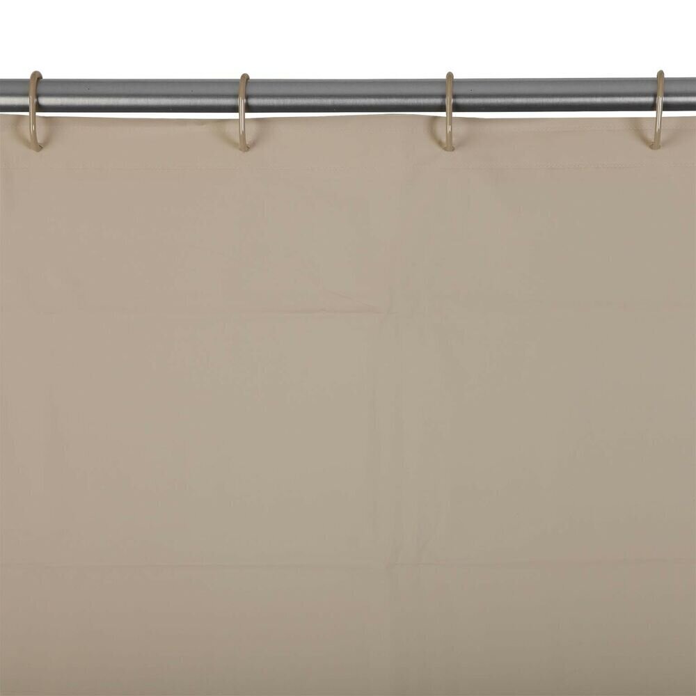 Dušas aizkari Versa Bēšs PVC (180 x 180 cm) cena un informācija | Vannas istabas aksesuāri | 220.lv