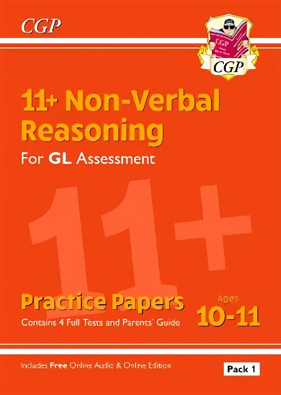 11plus GL Non-Verbal Reasoning Practice Papers: Ages 10-11 Pack 1 (inc Parents' Guide & Online Ed) цена и информация | Grāmatas pusaudžiem un jauniešiem | 220.lv