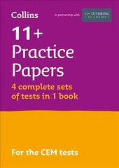 11plus Verbal Reasoning, Non-Verbal Reasoning & Maths Practice Papers (Bumper Book with 4 sets of tests): For the Cem Tests edition, Bumper book, 11plus Practice Test Papers Bumper Book, Inc. Audio Download: For the CEM Tests цена и информация | Книги для подростков и молодежи | 220.lv