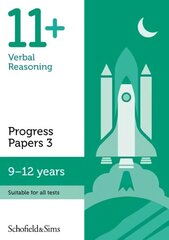 11plus Verbal Reasoning Progress Papers Book 3: KS2, Ages 9-12 2nd edition cena un informācija | Grāmatas pusaudžiem un jauniešiem | 220.lv