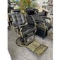 Profesionāls friziera krēsls Gabbiano Boss, melns cena un informācija | Mēbeles skaistumkopšanas saloniem | 220.lv