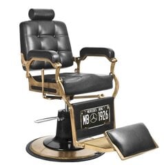 Профессиональное барберское кресло для парикмахерских и салонов красоты GABBIANO BOSS BLACK цена и информация | Мебель для салонов красоты | 220.lv