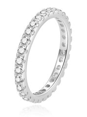 Beneto Красивое серебряное кольцо с цирконами AGG369 цена и информация | Кольца | 220.lv