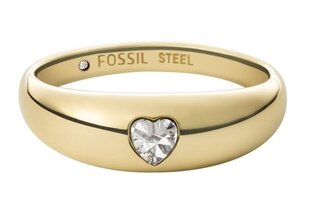 Fossil Mūžīgs zeltīts gredzens ar Valentīna sirdi JF03938710 cena un informācija | Gredzeni | 220.lv