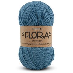 Dzija DROPS FLORA 13, 50 g, 210 m. cena un informācija | Adīšana | 220.lv