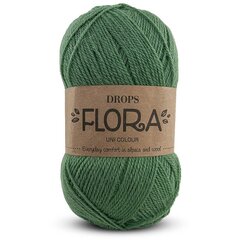 Пряжа Drops Flora 15, 50 g, 210 m цена и информация | Принадлежности для вязания | 220.lv