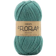 Пряжа Drops Flora 23, 50 g, 210 m цена и информация | Принадлежности для вязания | 220.lv