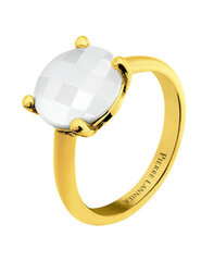 Pierre Lannier Позолоченное кольцо с белым агатом Multiples BJ06A321 цена и информация | Кольца | 220.lv