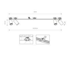 Griestu lampa Nowodvorski Mono SURFACE 7686 cena un informācija | Griestu lampas | 220.lv