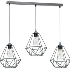 Piekaramā lampa Milagro BASKET GRAY 3xE27 цена и информация | Люстры | 220.lv