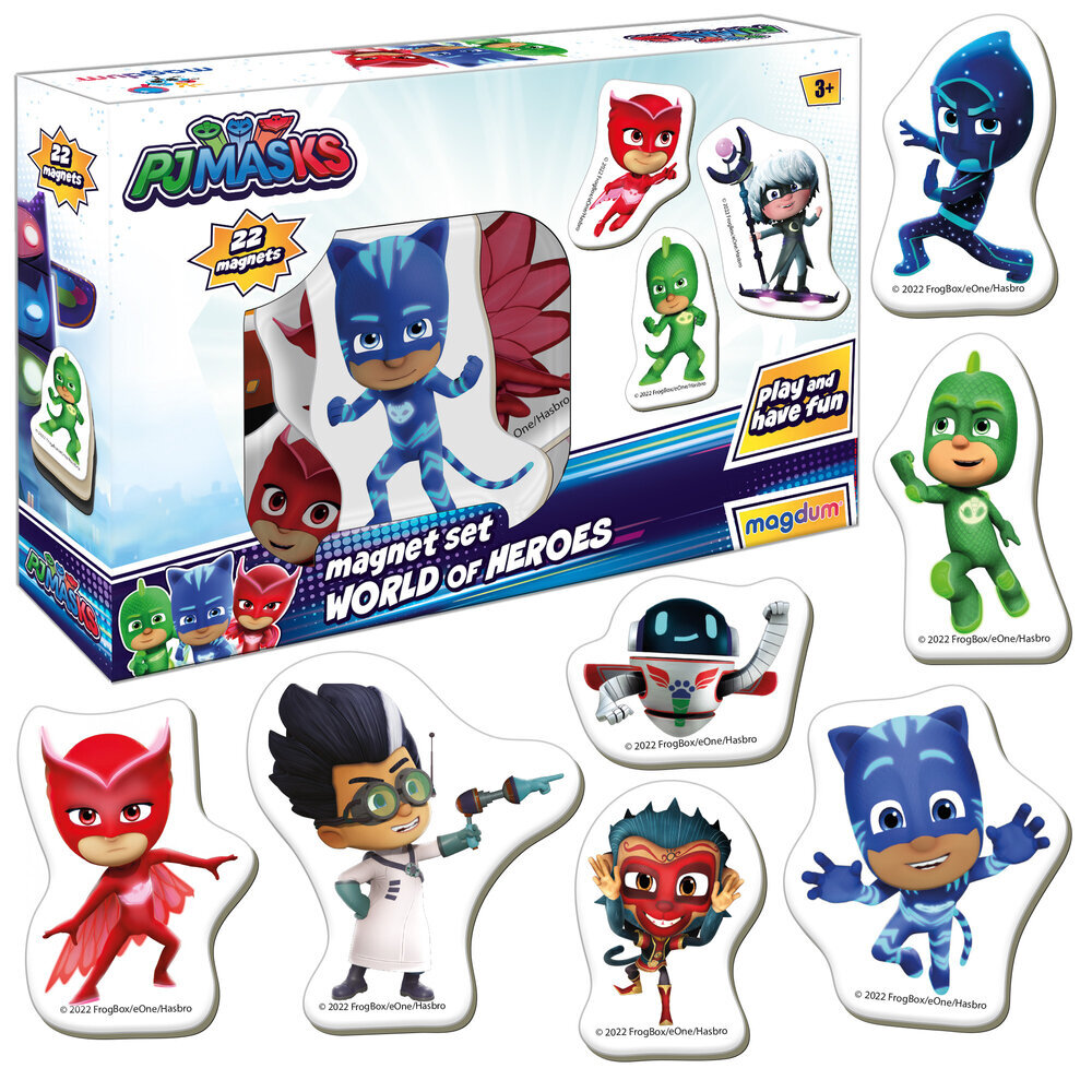 Magnētu komplekts - Pj Masks цена и информация | Attīstošās rotaļlietas | 220.lv