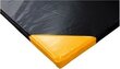 Vingrošanas matracis Marbo Sport 15110, 200x120 cm, dzeltens/melns cena un informācija | Vingrošanas paklāji | 220.lv