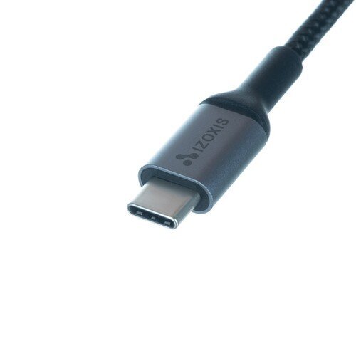 USB - C - USB - C kabelis 2m Izoxis cena un informācija | Kabeļi un vadi | 220.lv