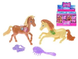 Zirgi ar piederumiem cena un informācija | Rotaļlietas meitenēm | 220.lv