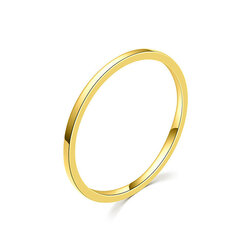MOISS Минималистское позолоченное кольцо R0001984 цена и информация | Кольца | 220.lv