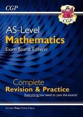 AS-Level Maths Edexcel Complete Revision & Practice (with Online Edition) cena un informācija | Ekonomikas grāmatas | 220.lv