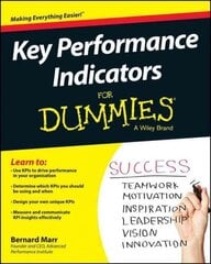 Key Performance Indicators For Dummies цена и информация | Книги по экономике | 220.lv