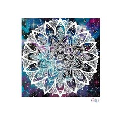 Radošais komplekts dimantu mozaīka Mandala 50x50 cm cena un informācija | Dimantu mozaīkas | 220.lv